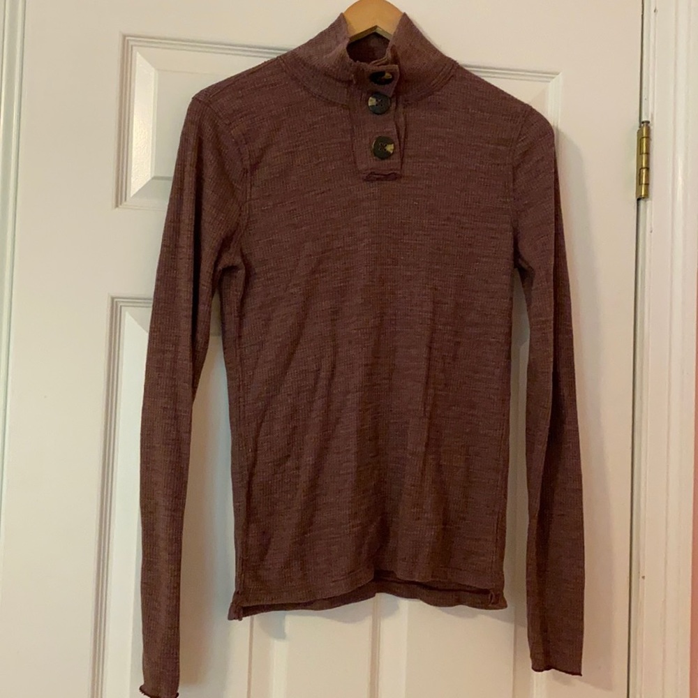 NWT Free People waffleknit turtleneck